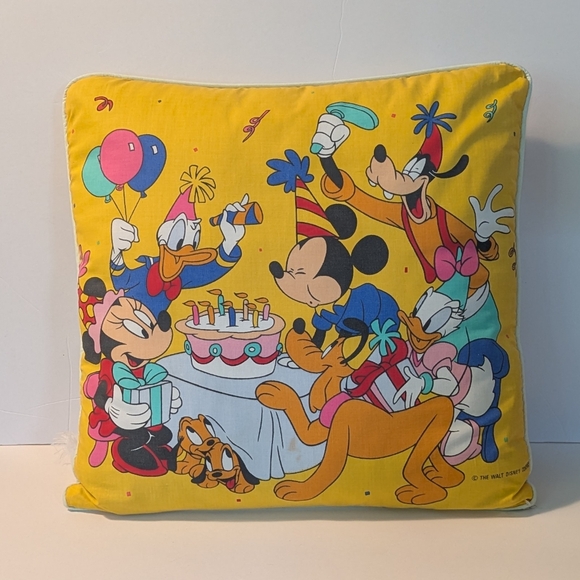 Vintage Disney Throw Pillow - Picture 2 of 5